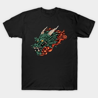Asian Dragon Head T-Shirt